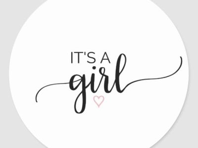 It’s a girl…